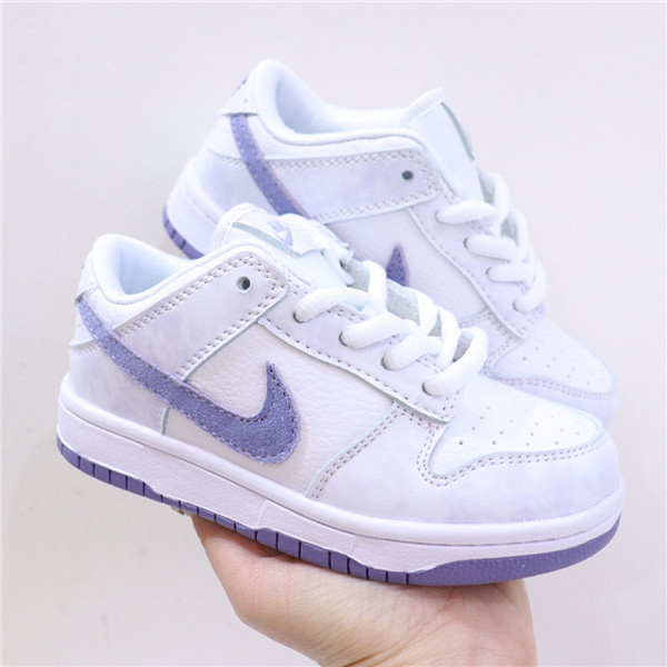 Youth Running Weapon SB Dunk White Shoes 002